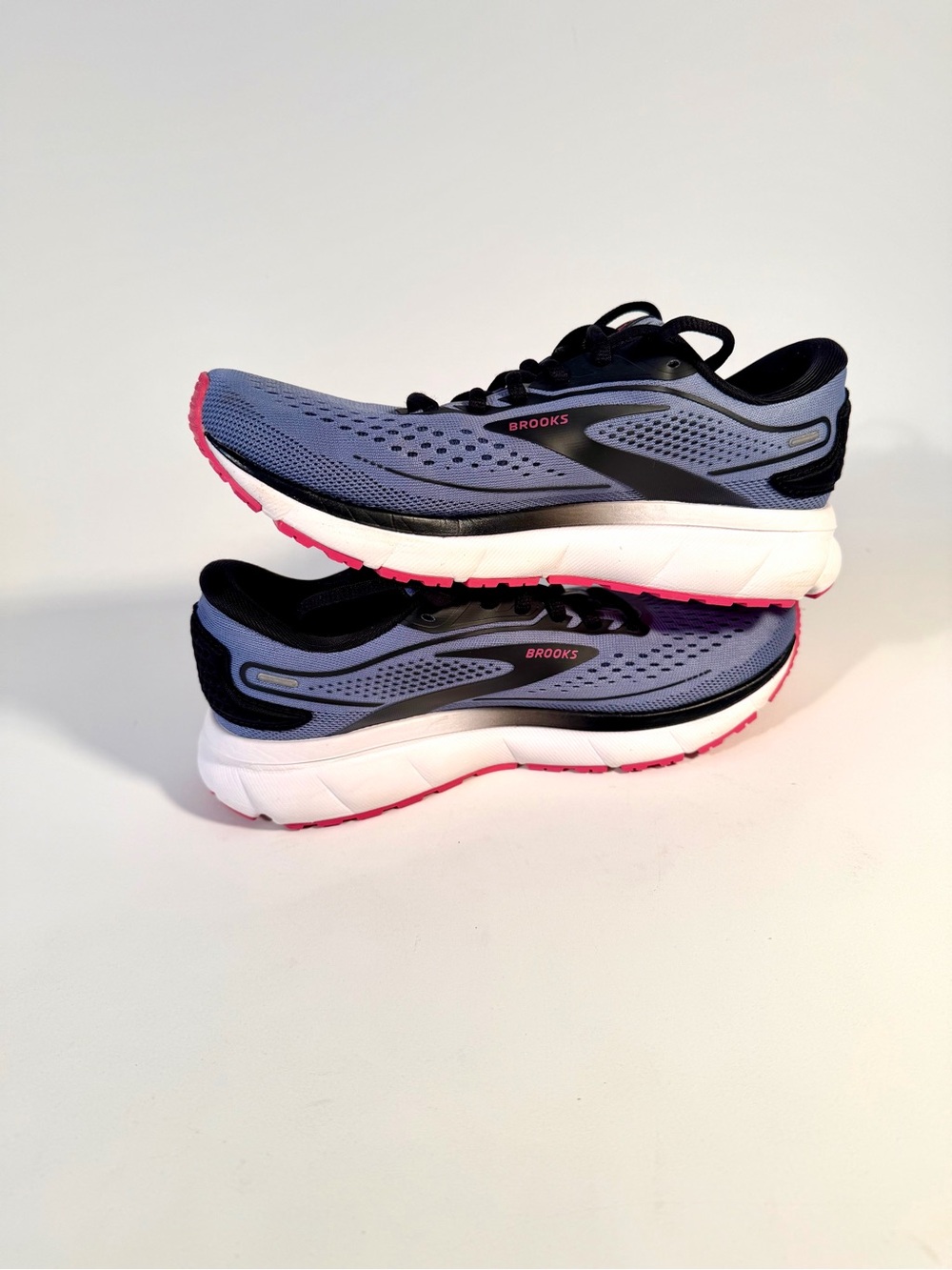 Brooks Trace 2 Cushioned Neutral Running Walking Shoes Gray Pink Women’s Sz 6 - Picture 6 of 10